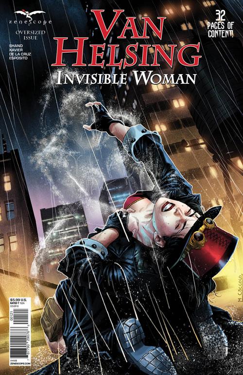 Van Helsing Invisible Woman Cover B Martin Coccolo